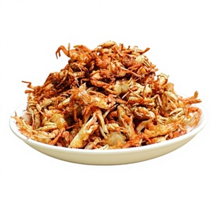 Crabe bébé surgelé croustillant 454g, enrobé d'une pâte pré-assaisonnée, prêt à frire, collation de fruits de mer - Product Image 1