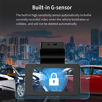 2K Ultra HD 2560x1440P Dual Lensa 12'' Kamera Spion GPS Dash Cam Penglihatan Malam Kamera Mundur 1 Tahun Perekam Video Mobil