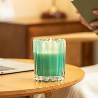 Bougie parfumée artisanale en forme de tasse, cire de soja, parfum d'ambiance nordique pour chambre, hôtel, élégante, haut de gamme, pour un air frais et pur