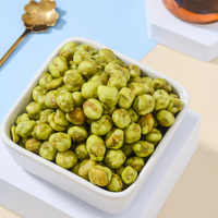 Petits pois verts enrobés de wasabi |   Végétalien |   Qualité supérieure |   Saveur grillée croustillante et épicée