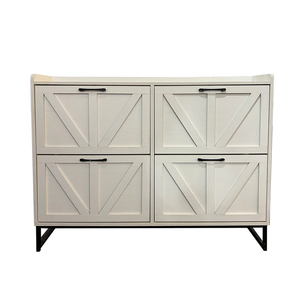 Cổ Trắng <span class=keywords><strong>24</strong></span> cặp Tủ giày | 4 lật ngăn kéo trang trại Giày tổ chức cho lối vào hoặc phòng ngủ - Product Image 1