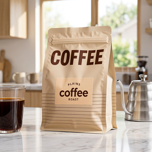 Bolsa de Café Impresa Personalizada al por Mayor, Empaque de Café Compostable con Válvula de Desgasificación Unidireccional, Bolsa de Café de Fondo Plano - Product Image 2