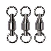 Swivel Bearing Bola Berkualitas Tinggi Dengan Cincin Kokoh Perlengkapan Memancing Ikan Mas Konektor Pancing Swivel Bearing Bola