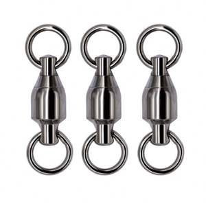 Roulement à billes pivotant de haute qualité en gros avec anneau solide, matériel de pêche à la <span class=keywords><strong>carpe</strong></span>, connecteur de pêche, roulement à billes pivotant - Product Image 1