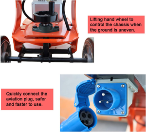 330 mét kim cương sàn bê tông cạnh mài bề mặt máy mài - Product Image 4