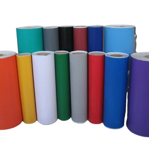 Película de letras de vinilo brillante autoadhesiva multicolor Empresas de decoración publicitaria Creación de materiales de Textos Personalizados - Product Image 1