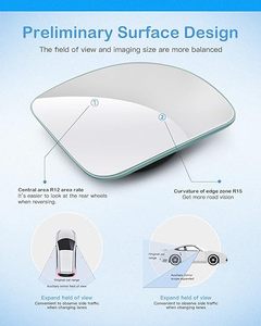 High Definition Wide-Angle Reversing Adjustable Automotive Auxiliary Blind Spot <b>Mirror</b> New Condition - Product Image 3