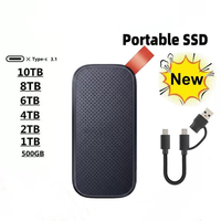 SSD Portabel Mobile Solid State Drive 8TB 16TB Kecepatan Tinggi USB3.1 Ekspansi Mobile Solid State Drive