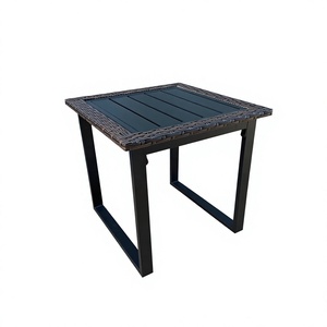 Table Basse Carrée en Rotin PE Moderne et Contemporaine, Fabriquée au Vietnam, Durable, Classique, Toutes Saisons, pour Jardin, Ferme et Hôtel - Product Image 5