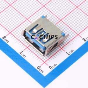 HC-USB3.0-L115-ZJ <b>USB</b> <b>Connector</b> Through hole Component (THT) <b>Connector</b> Type-A <b>USB</b> 3.0 Female Through Hole - Product Image 1