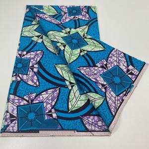 Nouveau Modèle Super <span class=keywords><strong>Tissu</strong></span> Imprimé en Coton Wax Africain pour Robes <span class=keywords><strong>de</strong></span> Mariée - Product Image 3