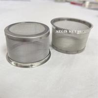 Topi Filter layar jala Stainless Steel, tutup Filter Stainless Steel 10 20 30 50 jala 304 316 yang disesuaikan untuk penyaringan air