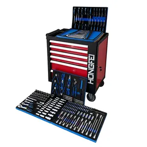 Workpro — kit d'outils pour garage, 30 pouces, 232 pièces, ensemble d'instruments, de clés à douille, quincaillerie