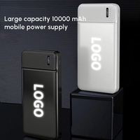 Ücretsiz örnek özel Logo ince Mini hızlı şarj güç banka 8000mAh/10000mAh PowerBank promosyon pazarlama hediye