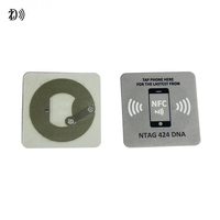 Autocollant d'étiquette d'étiquette d'aimant de réfrigérateur NFC RFID pour appareils intelligents codés 13.56MHz