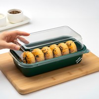 Boîte d'emballage pour pâtisseries chinoises, emballage sous blister transparent en PET pour gâteaux de pêches et gâteaux pour la femme, origine Zhejiang, même style Luxijiang