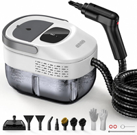 Limpiador a Vapor Portátil de 2500W con Tanque de 1600ML, Máquina de Vapor Eléctrica de Alta Presión
