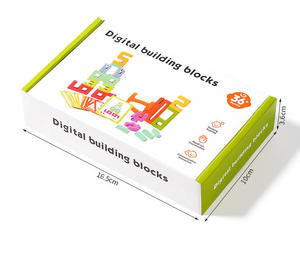 Dropshipping Products 2026 Montessori Educational Toys Creative Wooden Digital <b>Building</b> <b>Blocks</b> Sourcing Service in China - Product Image 3