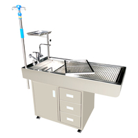 Prix de gros pour la vente de Table d'opération électrique pliante et élévatrice pour animaux de compagnie Table de dissection chirurgicale en acier inoxydable pour chiens et chats