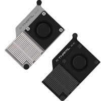 ZYSY Raspberry Pi 5 Heat Sink dengan Radiator Argon 30mm Pendingin Aktif Kipas Blower Gelombang Tekan