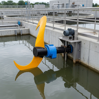 Mélangeur à hélice submersible à double lame haute performance avec composants d'engrenage moteur 10000W pour le traitement industriel des liquides