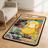 Tapis imprimés numériquement, tapis à thème Pokémon, tapis de personnage de dessin animé, Alfombra Pikachu Gengar, tapis Pokémon, tapis personnalisé avec étiquette privée