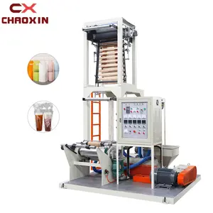 CX-M45 mini type mini film milk tea bag film extrusion small bag blown plastic film blowing machine