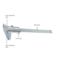 Pied à coulisse numérique en acier au carbone 0-150mm jauge diamètre micromètre outils de mesure d'épaisseur pied à coulisse