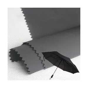 100% nylon waterproof 10000mm 210T matte PVC taffeta umbrella rain cape fabric for umbrella