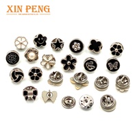 Broche pour femme, épingle à Hijab, lettre perlée, luxe, fleur, personnalisée, chine, 12 pièces