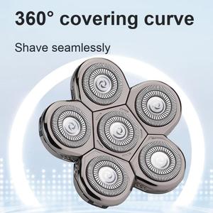 CITICITY Electric Shaver for <b>Men</b> Bald Head Machine Replacement Shaving Head Artifacts Rotary Shaver for Face Household - Product Image 5