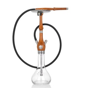 Venta al por Mayor de Fábrica, Cachimba Mr <span class=keywords><strong>Wookah</strong></span> de 63 cm, Alta Calidad, Hecha en Polonia, Acero Inoxidable y Madera, Versión Original, Juego de Cachimba - Product Image 2