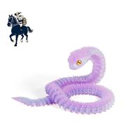 Entrega Directa de Fábrica, Modelo 3D de Serpiente Articulada de 30-60 cm, Figura Decorativa, Juguete de Animal, Material PLA