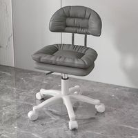Chaise roulante professionnelle de luxe en cuir avec roulettes, tabouret de manucure portable, combo pour salon de coiffure, pour salons de manucure
