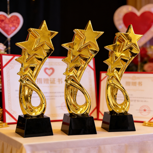 Trofeos de Cristal en Forma de Estrella de Primera Calidad para Competiciones Infantiles, Fiestas Temáticas Cósmicas y Premios Escolares de Astronomía - Product Image 3