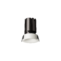 Style moderne personnalisable 8/10/12/20/25w 30 ° Réglable 355 ° Projecteur LED à surface cambrée rotative avec réflecteur de couleur en option
