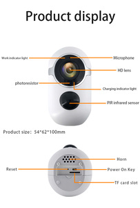 Cámara de Seguridad MINI WiFi Tuya de 3MP con Batería, 5200mAh, Alarma PIR, Audio Bidireccional, Personalizable, Venta al Por Mayor, Directo de Fábrica - Product Image 4