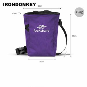 IRONDONKEY extérieur escalade magnésium poudre sac taille suspendu talc poudre sport craie sac de rangement sac à dos - Product Image 2