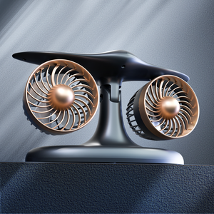 Lamjie Quạt du lịch cắm trại ngoài trời di động hình máy bay bốn tốc độ lắp đặt pin cho hộ gia đình sử dụng khách sạn - Product Image 6