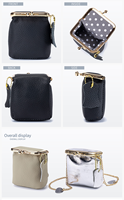 Porte-monnaie vintage en cuir véritable avec fermeture à fermoir, mini sac de rangement pour rouge à lèvres, petite pochette portable pour écouteurs et cartes