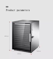 Industriële Fruit Dehydrator Groente Fruit Dehydrator Machine Commerciële Ss Fruit Vleesdroger Dehydrator