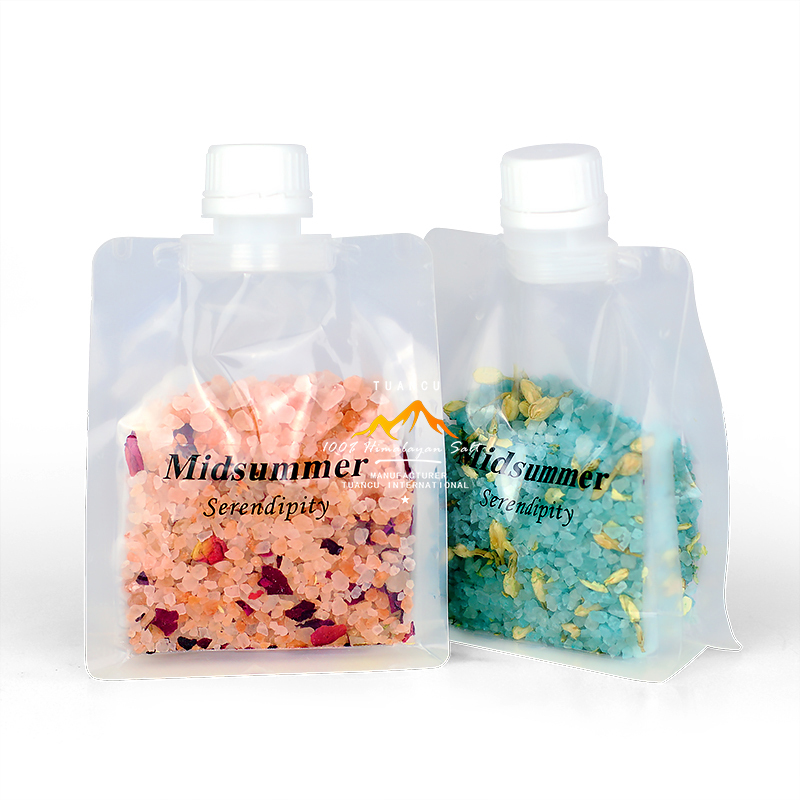 Salt Bath Gift Set Contains Lemon