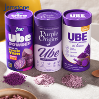 Tube en carton kraft personnalisé pour café, thé, protéines, matcha, poudre d'ube – Emballage cylindrique hermétique en composite