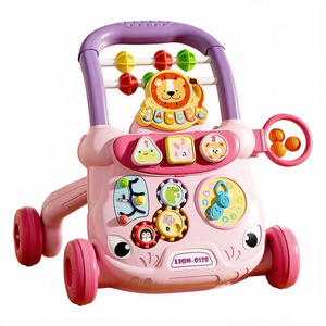 Marche-bébé évolutif anti-basculement avec musique et activités - Product Image 2