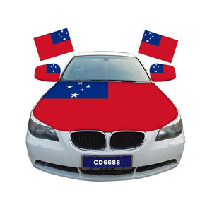 Housse de capot de voiture personnalisée en polyester tricoté avec impression numérique drapeau – Housse de capot de véhicule de haute qualité en gros - Product Image 3