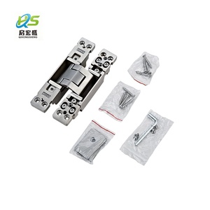 Stainless Steel <b>180</b> <b>Degree</b> Concealed <b>Hinge</b> 30x160mm Oem&odm 3d Adjustable Modern Design Bedroom 120kg Mute Door Bld-gz160a <b>180</b> - Product Image 4