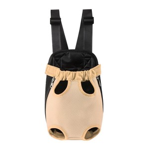 HOT Fashionable Portable Pet Backpack Outdoor Travel Breathable Adjustable Zipper Belt Solid Polyester Mesh for Cat Dogs - Product Image 5