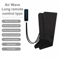 Bottes de massage à compression d'air réglables à 6 chambres, manchon de massage gonflable pour jambes entières, pour massage localisé de la surface des jambes