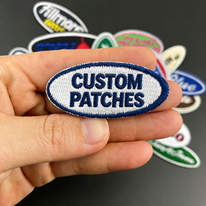 Brand Logo <strong>Patches</strong> with Merrow Border for Garment Accessories (OEM Supported) - Product Image 1
