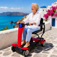 Trottinette pliable à 4 roues ES-L4 avec télécommande, moteur sans balais 500W, batterie 20Ah, étanche, personnalisée pour les grossistes en équipements pour personnes âgées